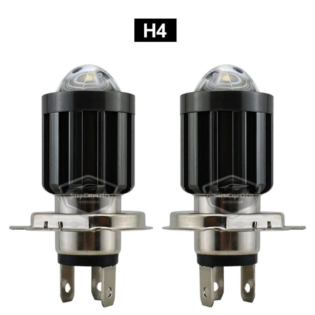 Hyundai Accent Millennium 2000-2003 Compatible Lente Faro Bombilla Led Xenón Doble Color Amarillo-Blanco Faro Efecto Estroboscópico CSP Led Lámpara Luces Largas Cortas 2 Unidades Set