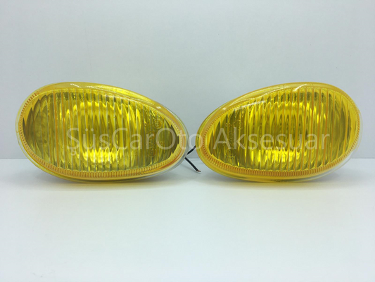 Juego de faros antiniebla amarillos para Hyundai Accent "Yumurta Kasa" 95-00, 2 unidades