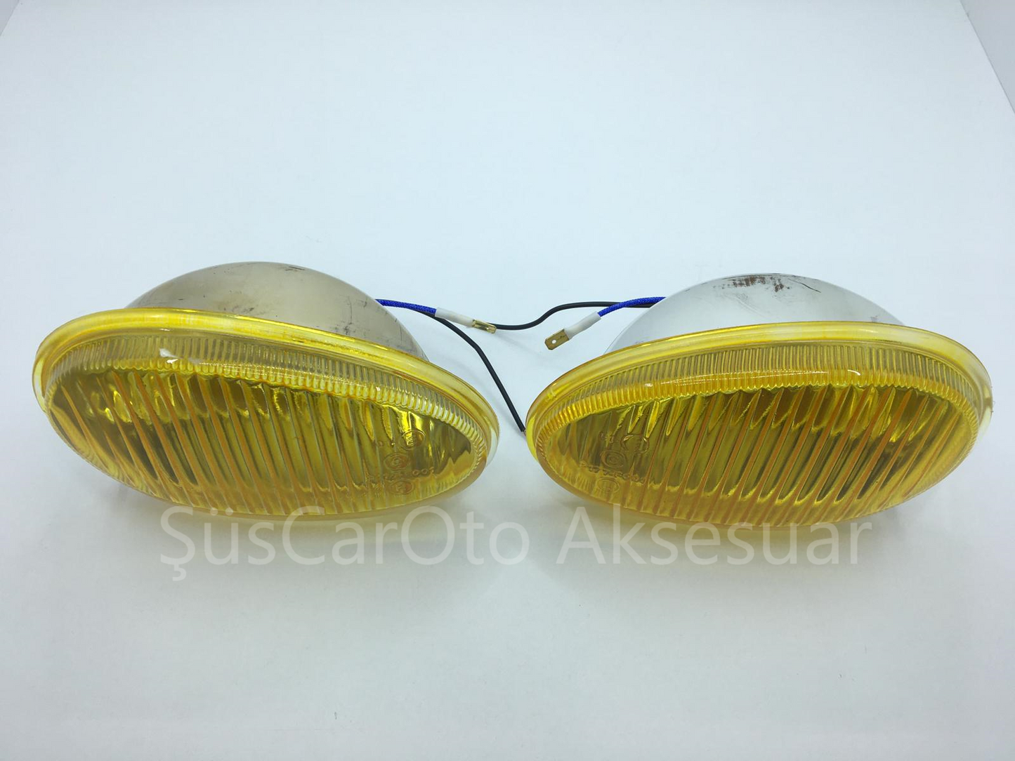 Juego de faros antiniebla amarillos para Hyundai Accent "Yumurta Kasa" 95-00, 2 unidades