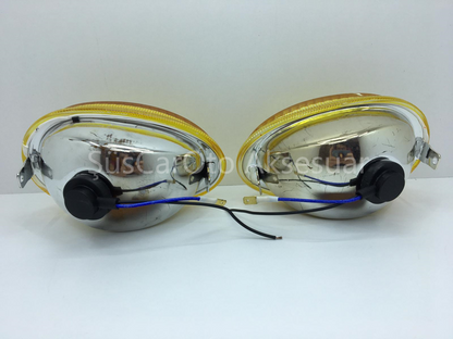Juego de faros antiniebla amarillos para Hyundai Accent "Yumurta Kasa" 95-00, 2 unidades
