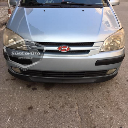 Lip delantero flexible universal Astra H, compatible con Hyundai Getz 2002–2011, faldón delantero de 2 piezas, extensión de parachoques.