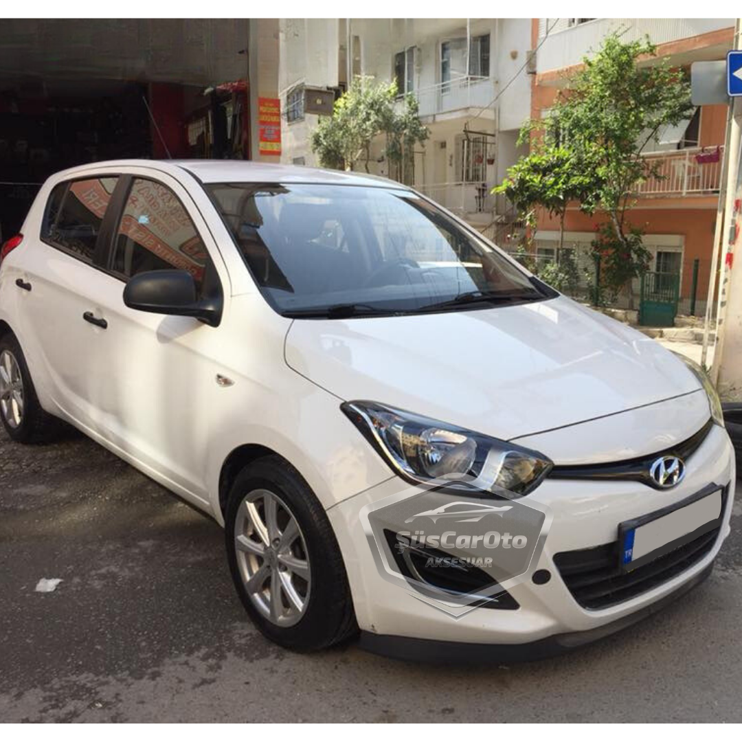 Hyundai i20 2008-2014 Compatible Universal Astra H Lip Flexible Labio Frontal 2 Piezas Spoiler Inferior Parachoques Delantero