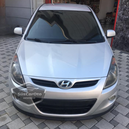 Hyundai i20 2008-2014 Compatible Universal Astra H Lip Flexible Labio Frontal 2 Piezas Spoiler Inferior Parachoques Delantero