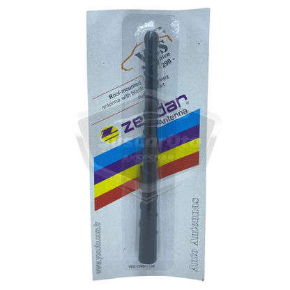 Hyundai Kia Antena de Techo de Varilla Corta con Rosca 18 cm Negro