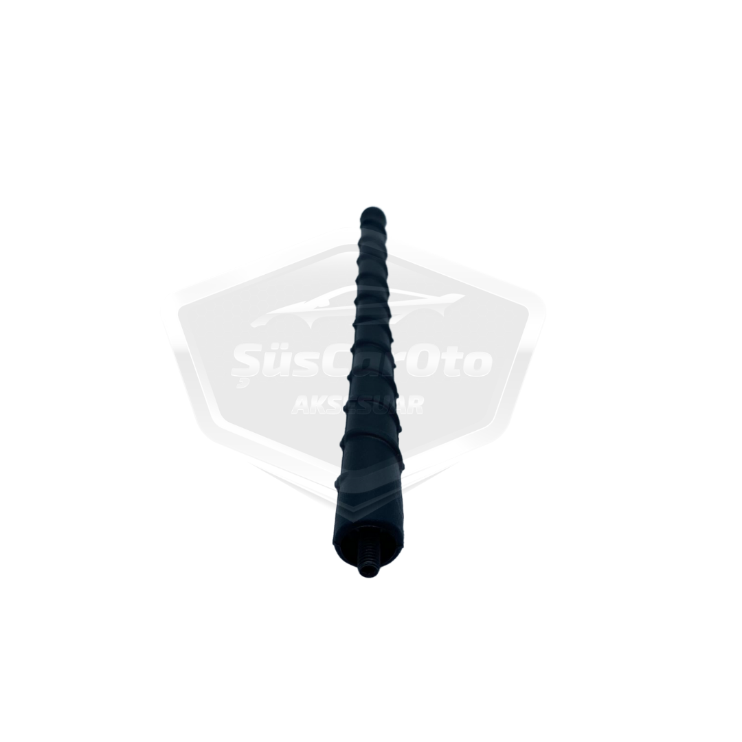 Hyundai Kia Antena de Techo de Varilla Corta con Rosca 18 cm Negro