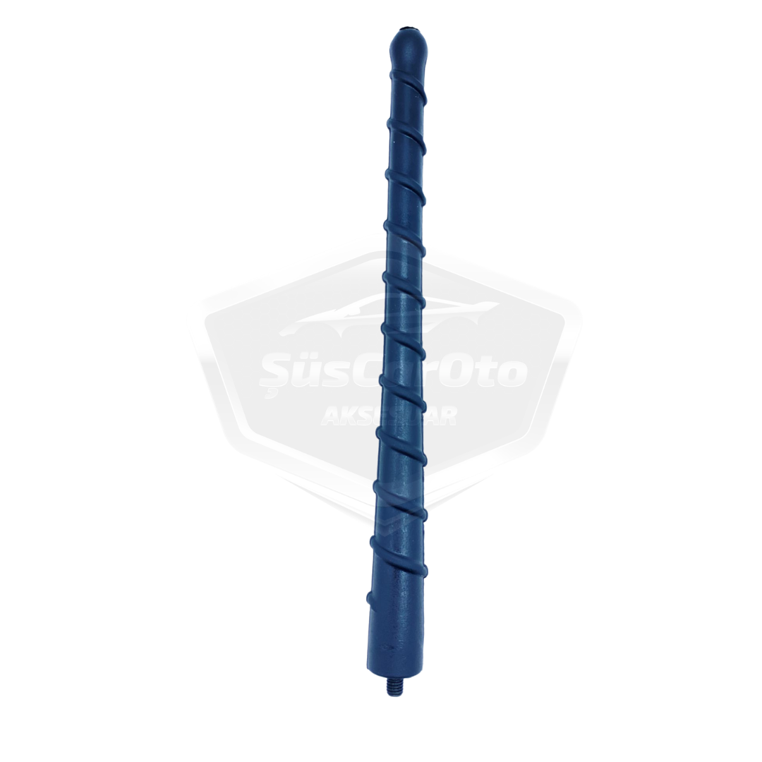 Hyundai Kia Antena de Techo de Varilla Corta con Rosca 18 cm Negro