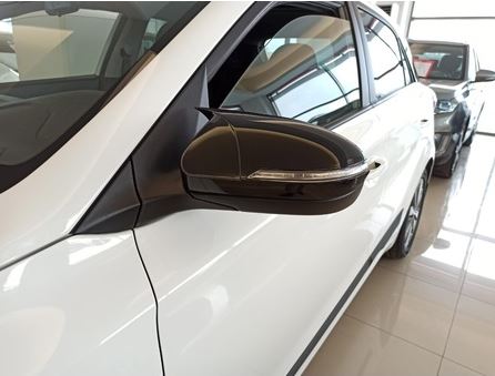 Cubierta de espejo Batman murciélago con señal para Hyundai i20 a partir de 2014, plástico ABS negro piano