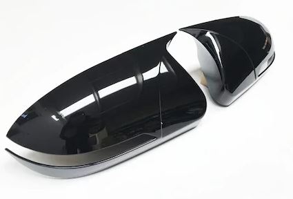 Cubierta de espejo Batman murciélago con señal para Hyundai i20 a partir de 2014, plástico ABS negro piano