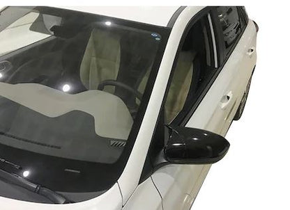 Hyundai i20 2014 en adelante, carcasa de espejo de Batman murciélago sin señal, plástico ABS negro piano