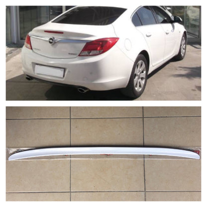 Spoiler de maletero Opel Insignia - Moldura de maletero - Blanco brillante