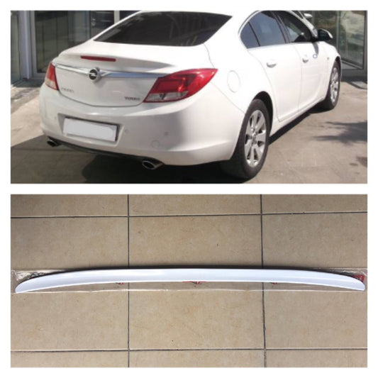 Spoiler de maletero Opel Insignia - Moldura de maletero - Blanco brillante
