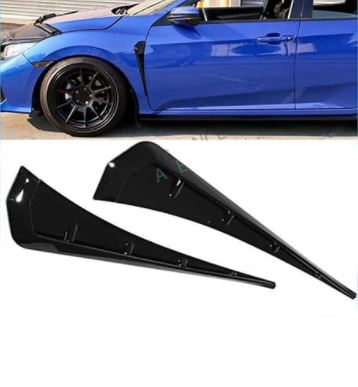 Honda Civic FC5 FK7 1ª Clase Importado Negro Piano Rejilla de Ventilación de Guardabarros Plástico ABS