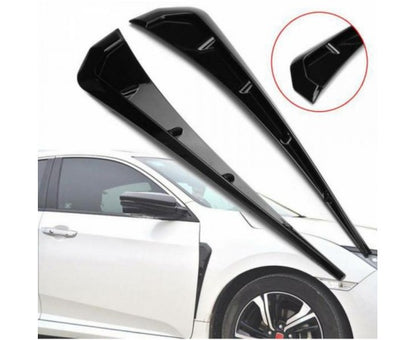 Honda Civic FC5 FK7 1ª Clase Importado Negro Piano Rejilla de Ventilación de Guardabarros Plástico ABS