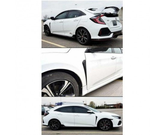 Honda Civic FC5 FK7 1ª Clase Importado Negro Piano Rejilla de Ventilación de Guardabarros Plástico ABS