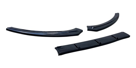 Vw Jetta 10-18 Lip Delantero Flexible ABS 3 Piezas Negro Piano Lip 3 Piezas