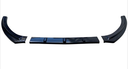 Vw Jetta 10-18 Lip Delantero Flexible ABS 3 Piezas Negro Piano Lip 3 Piezas