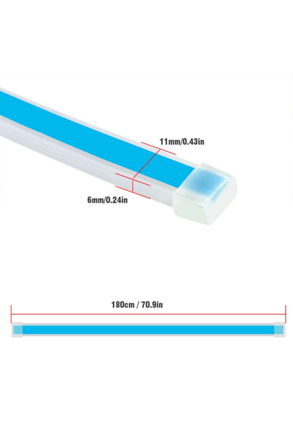 DRL LED diurno para capó, control por aplicación y mando a distancia, tira de LED RGB de 1,5 metros, diseño Golf 8 ONG48