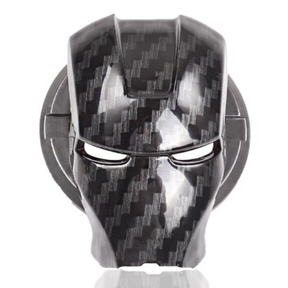Tapa de botón Start Stop Iron Man de metal, protector de botón decorativo especial de aleación de zinc carbono