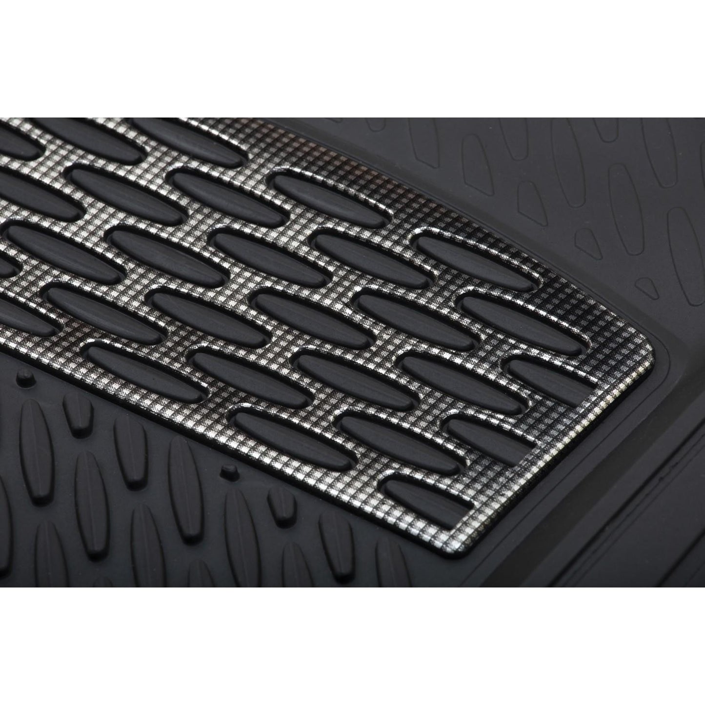 Alfombra Universal 3D Extra Profunda con Borde Alto, Color Zafiro, Carbono