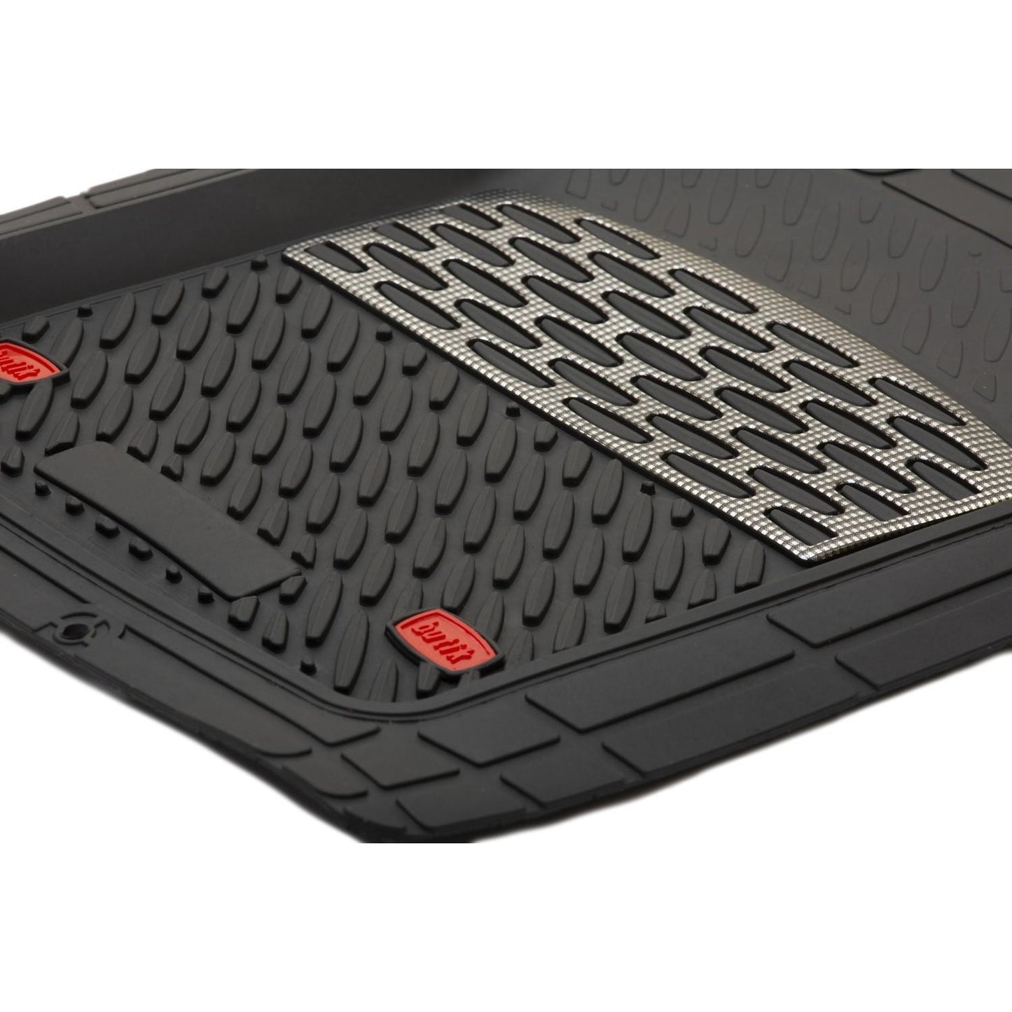 Alfombra Universal 3D Extra Profunda con Borde Alto, Color Zafiro, Carbono