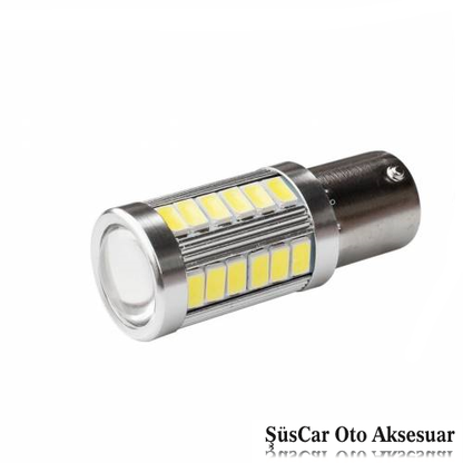 KGN 30 luces LED blancas de marcha atrás, bombilla individual con lente, 2 unidades, Canbus