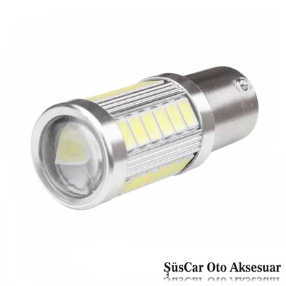 KGN 30 luces LED blancas de marcha atrás, bombilla individual con lente, 2 unidades, Canbus