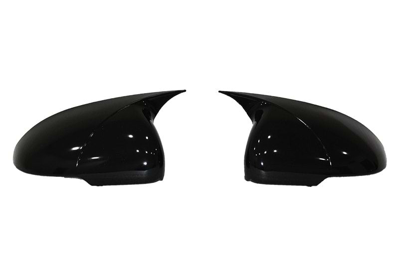Kia Rio con señalización 2012-2016 Cubierta de espejo lateral Batman Bat Piano Negro Plástico ABS