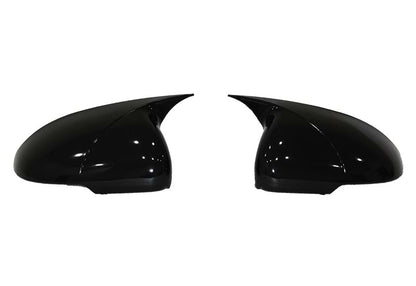 Kia Rio con señalización 2012-2016 Cubierta de espejo lateral Batman Bat Piano Negro Plástico ABS