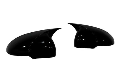 Kia Rio con señalización 2012-2016 Cubierta de espejo lateral Batman Bat Piano Negro Plástico ABS