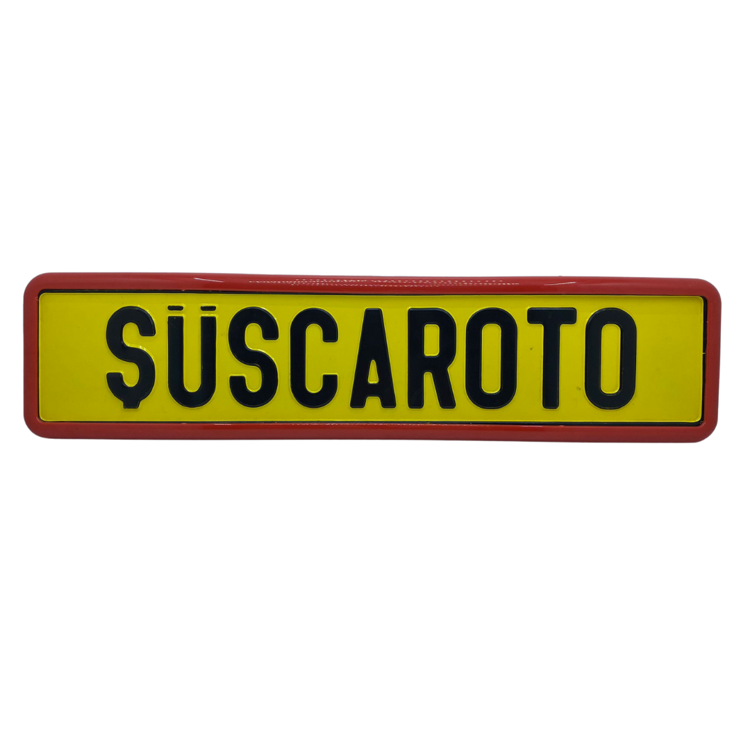 Portaplacas flexible con marco rojo para matrícula, portaplacas de matrícula para coche, portaplacas de nueva generación, 1 unidad