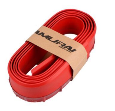Labio delantero SAMURAI de color Ez Lip flexible, suave, 3M, adhesivo adicional, 2,5 m, rojo