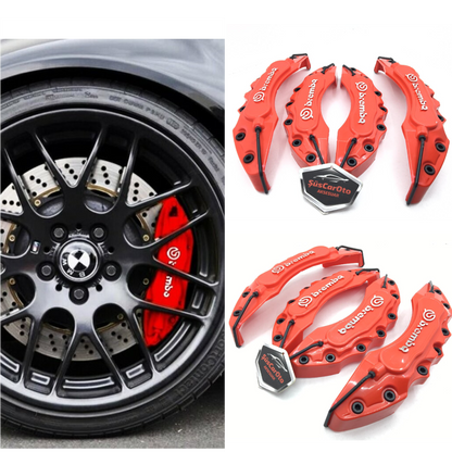 Juego de 4 tapas de pinza de freno Brembo universales para 17'' y más, rojas