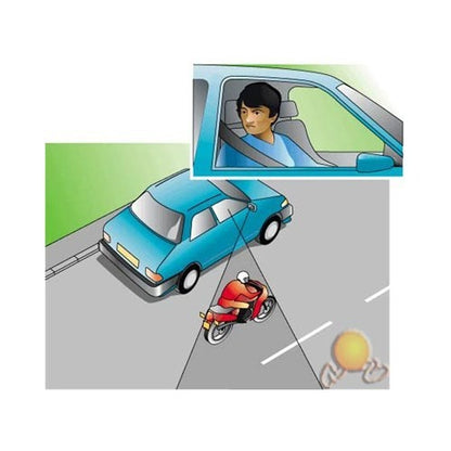 Espejo Retrovisor de Punto Ciego Redondo Negro Juego de 2 de 5 cm Articulado