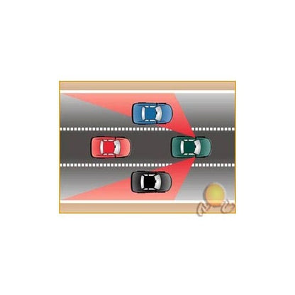 Espejo Retrovisor de Punto Ciego Redondo Negro Juego de 2 de 5 cm Articulado