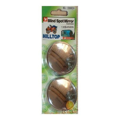 Espejo Retrovisor de Punto Ciego Redondo Negro Juego de 2 de 5 cm Articulado