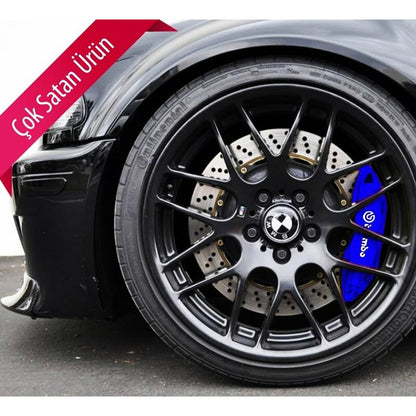 Juego de 4 fundas universales para pinzas de freno Brembo de 17'' y más, azules