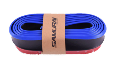 Labio frontal SAMURAI Ez Lip de color flexible suave con adhesivo 3M adicional de 2,5 m azul negro