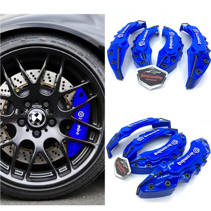 Juego de 4 fundas universales para pinzas de freno Brembo de 17'' y más, azules