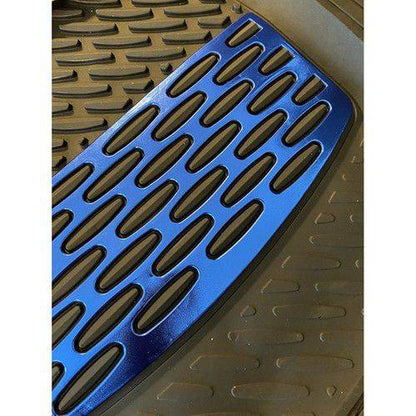 Alfombra universal 3D extraprofunda con diseño de zafiro, color azul