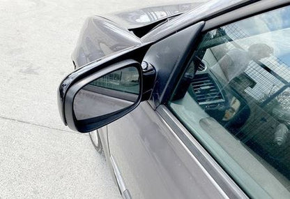 Renault Megane 2 2002-2009 Tapa de espejo de Batman murciélago Negro Piano Plástico ABS