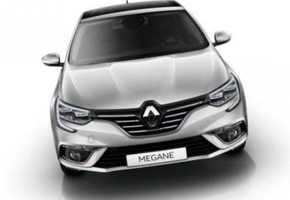 Renault Megane 4 moldura cromada para parrilla delantera de 5 piezas de acero inoxidable