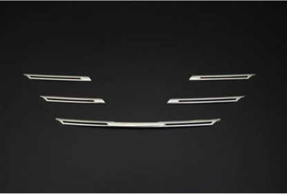 Renault Megane 4 moldura cromada para parrilla delantera de 5 piezas de acero inoxidable
