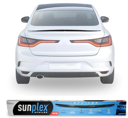 SUNPLEX Renault Megane 4 2016- Alerón de maletero Piano Black