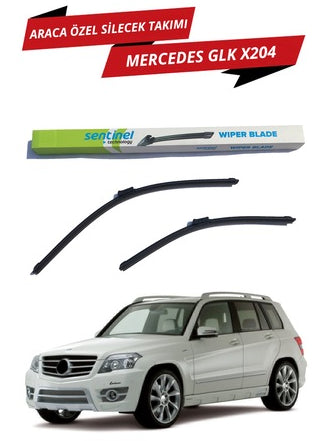 Par de escobillas limpiaparabrisas Sentinel para Mercedes GLK X204 (2008 en adelante), lado izquierdo y derecho