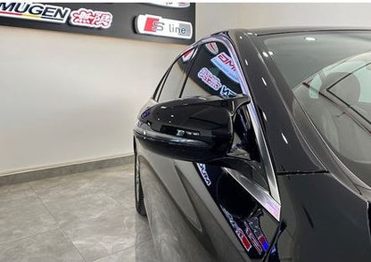 Mercedes W213 Serie E 2017-2020 Tapa de Espejo Retrovisor Batman Piano Negro Plástico ABS