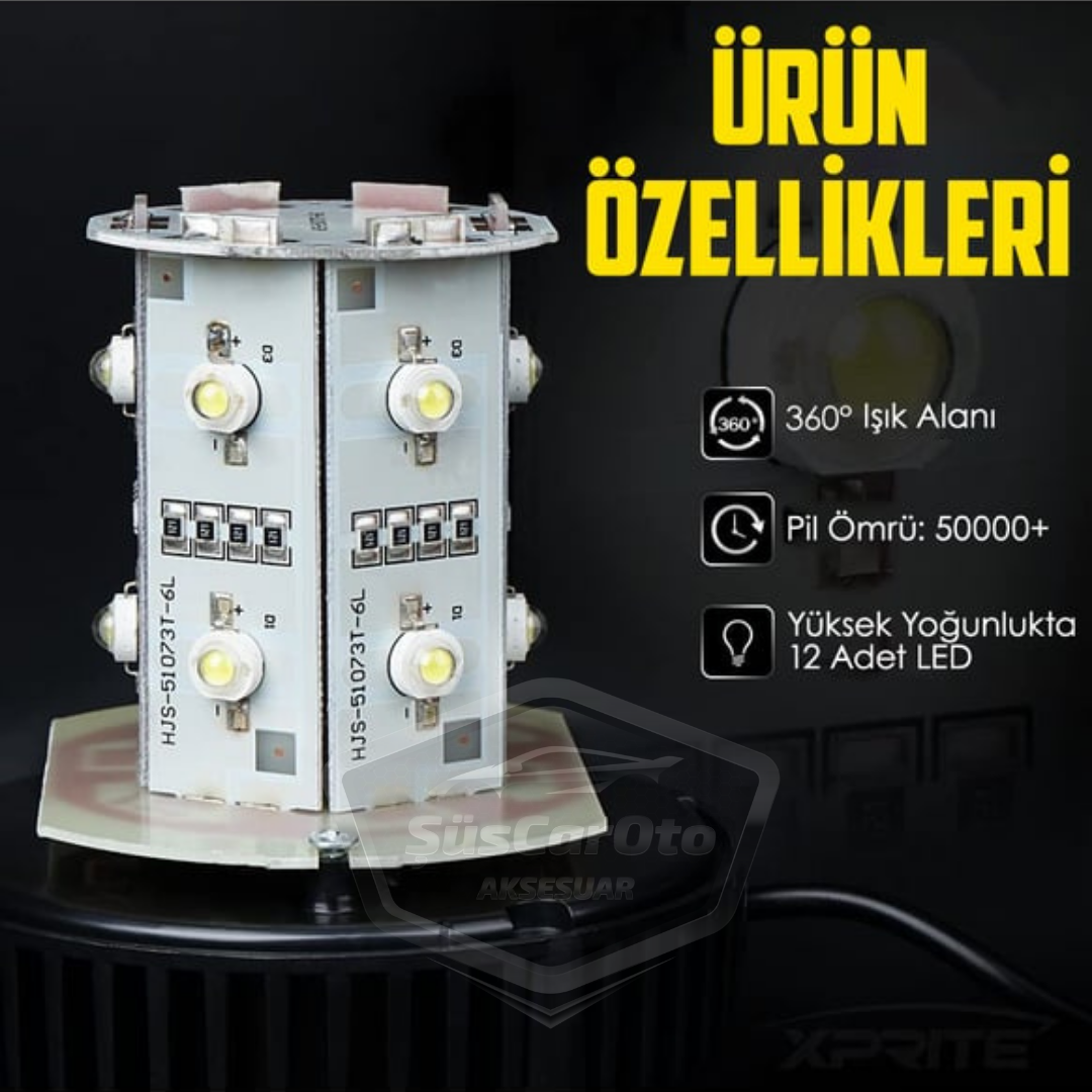 Luz LED redonda estroboscópica magnética de techo para coche, tipo policía, entrada para encendedor de cigarrillos, impermeable, rojo y azul, 12-24V