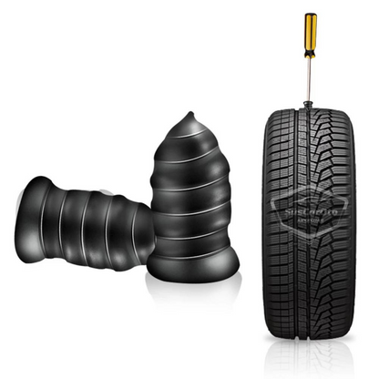 Kit de reparación de neumáticos de motocicleta, coche, automóvil, juego de 10 tornillos de goma, parche fácil para neumáticos ONP393