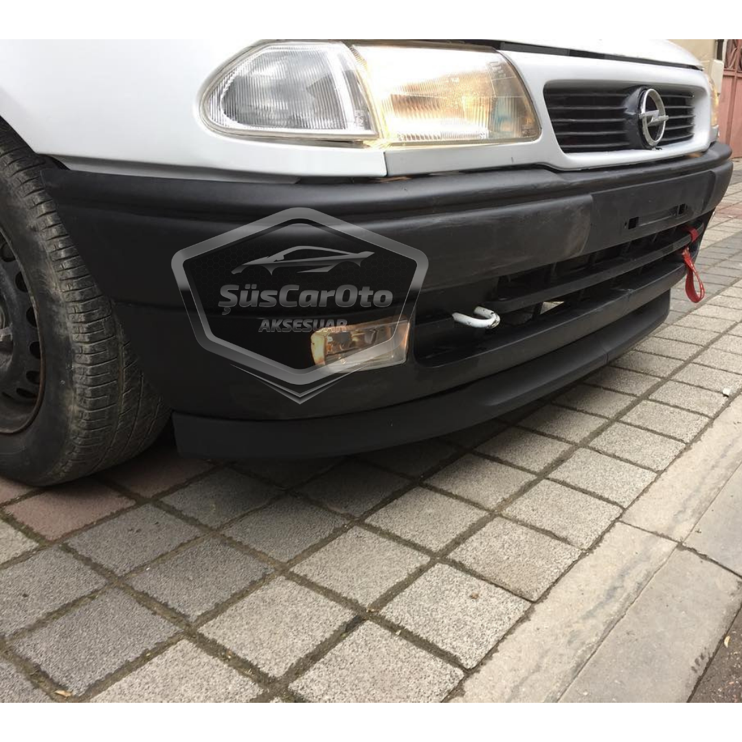 Opel Astra F 1991-1998 Compatible Universal Astra H lip Flexible Labio Delantero 2 Piezas Paragolpes Bajo Lengüeta Faldón Delantero