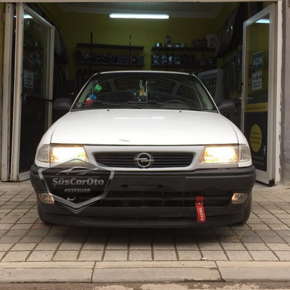Opel Astra F 1991-1998 Compatible Universal Astra H lip Flexible Labio Delantero 2 Piezas Paragolpes Bajo Lengüeta Faldón Delantero