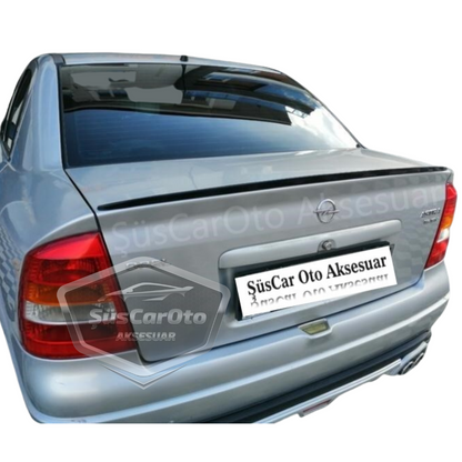 Opel Astra G 1998-2004 Spoiler Superior de Maletero Embellecedor de Maletero Piano Black Negro Brillante